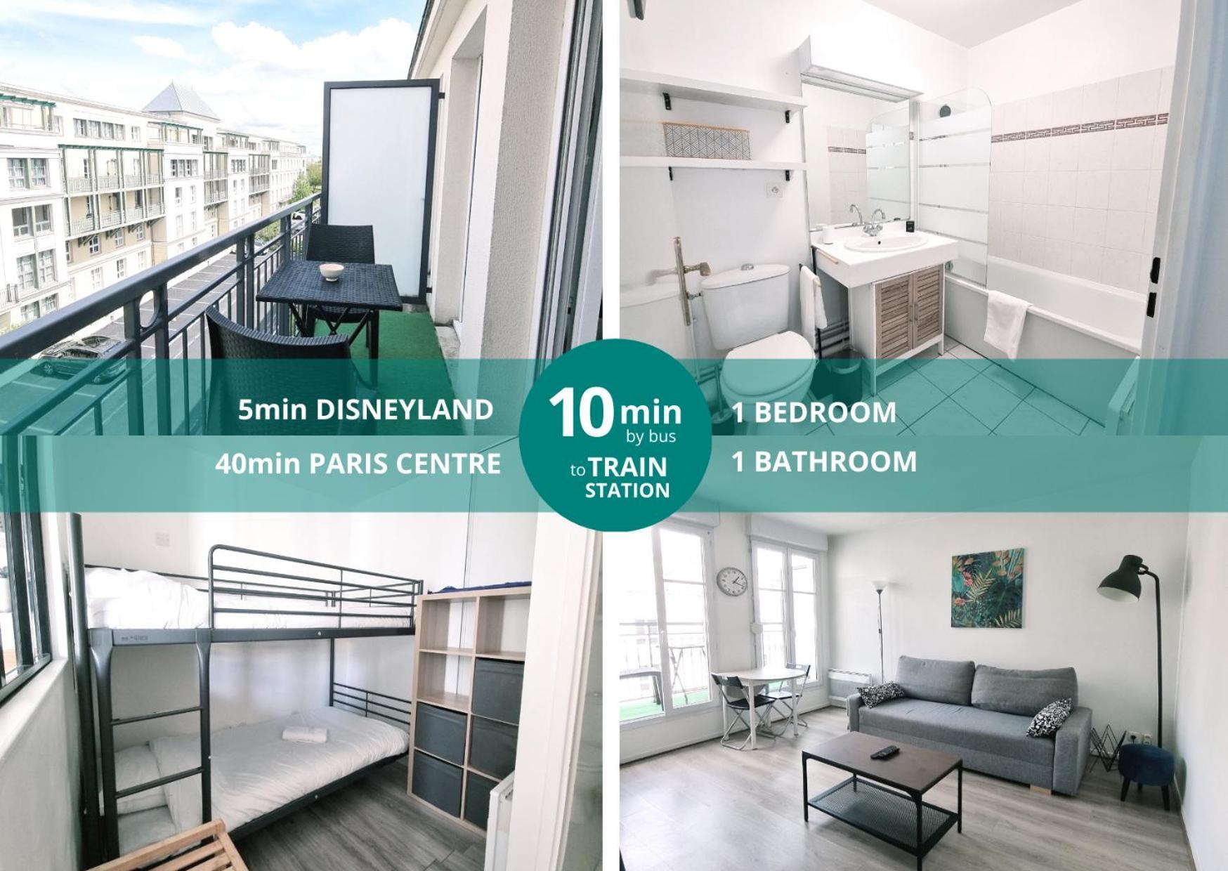 Appartement Disneyland 4 Personnes Серрі Екстер'єр фото
